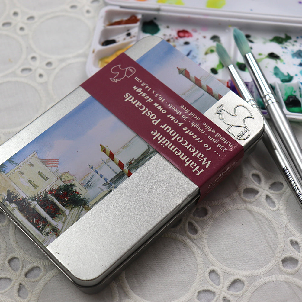 Hahnemuhle Watercolour Postcards Set | 230gsm | Rough | 30 postcards