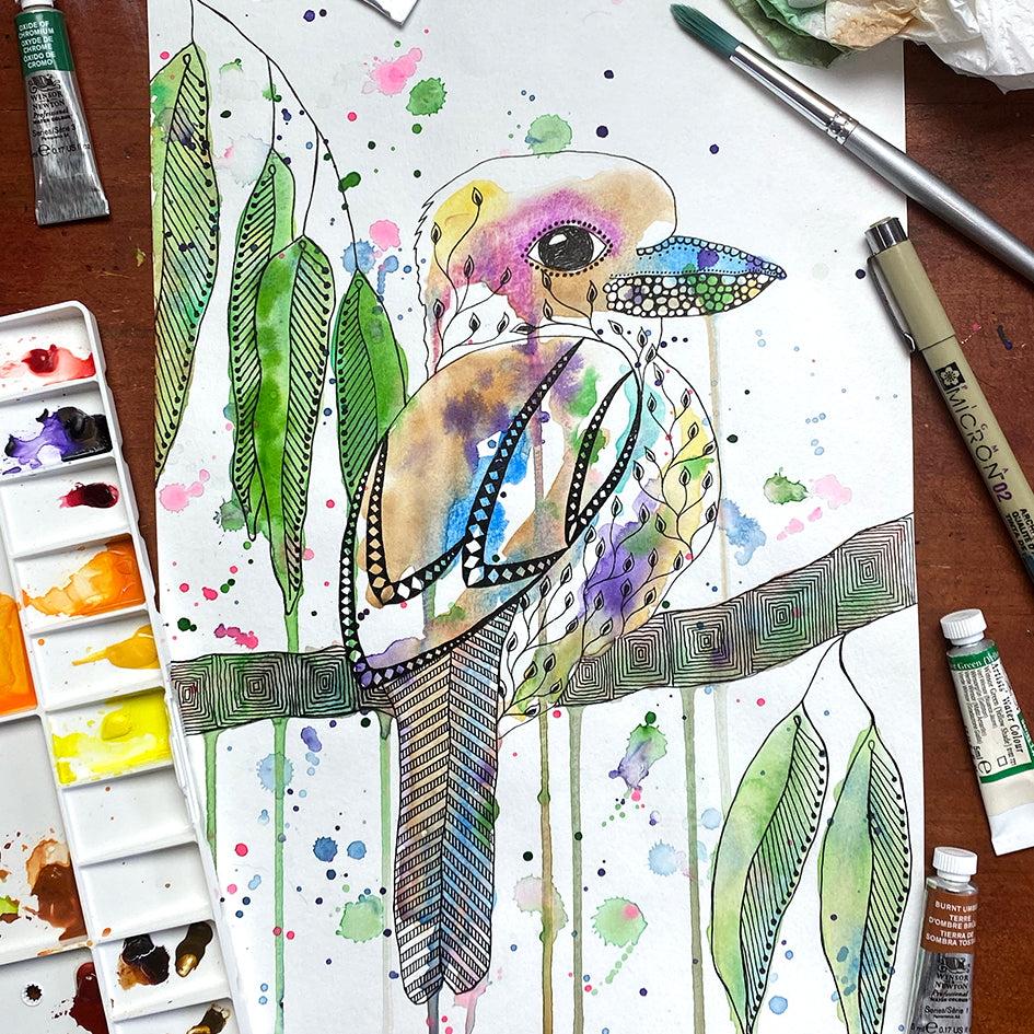 Subscription | Untangle with Watercolour | Paint n Sip