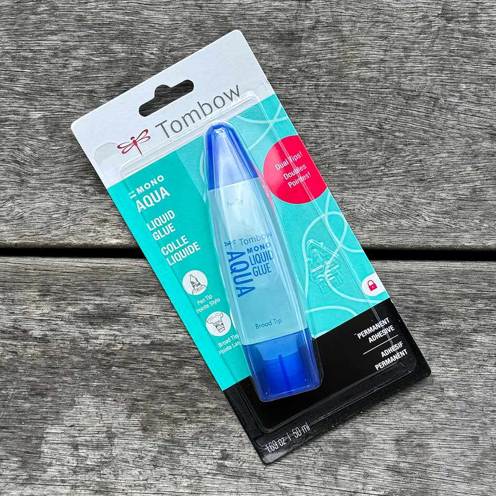 Tombow Mono Aqua Liquid Glue Stick - Dual Broad/Pen Tip