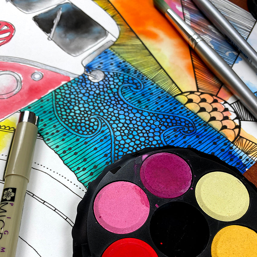 February | Wine & Untangle | Paint and Sip