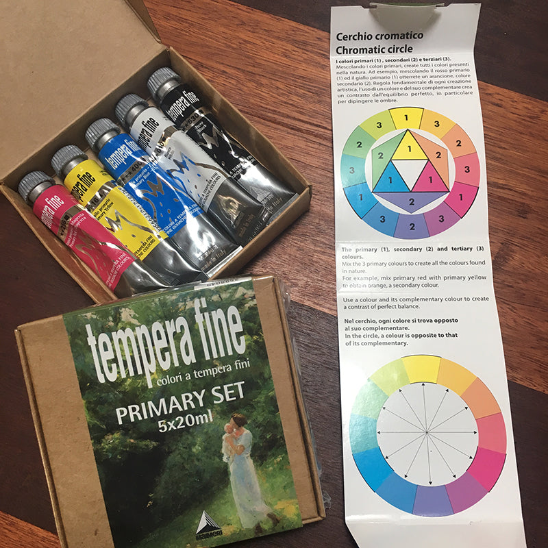 Gouche Primary Colour Set 20ml x 5 - Maimeri