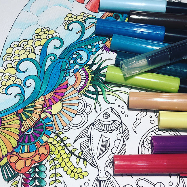 Joanna Basford "Secret Garden" canvas gift set