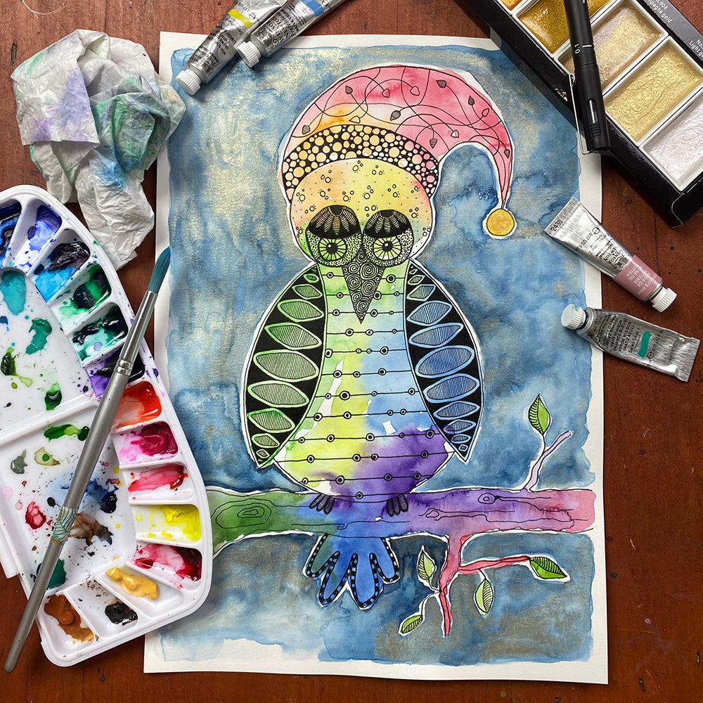 December | Wine & Untangle | Paint and Sip
