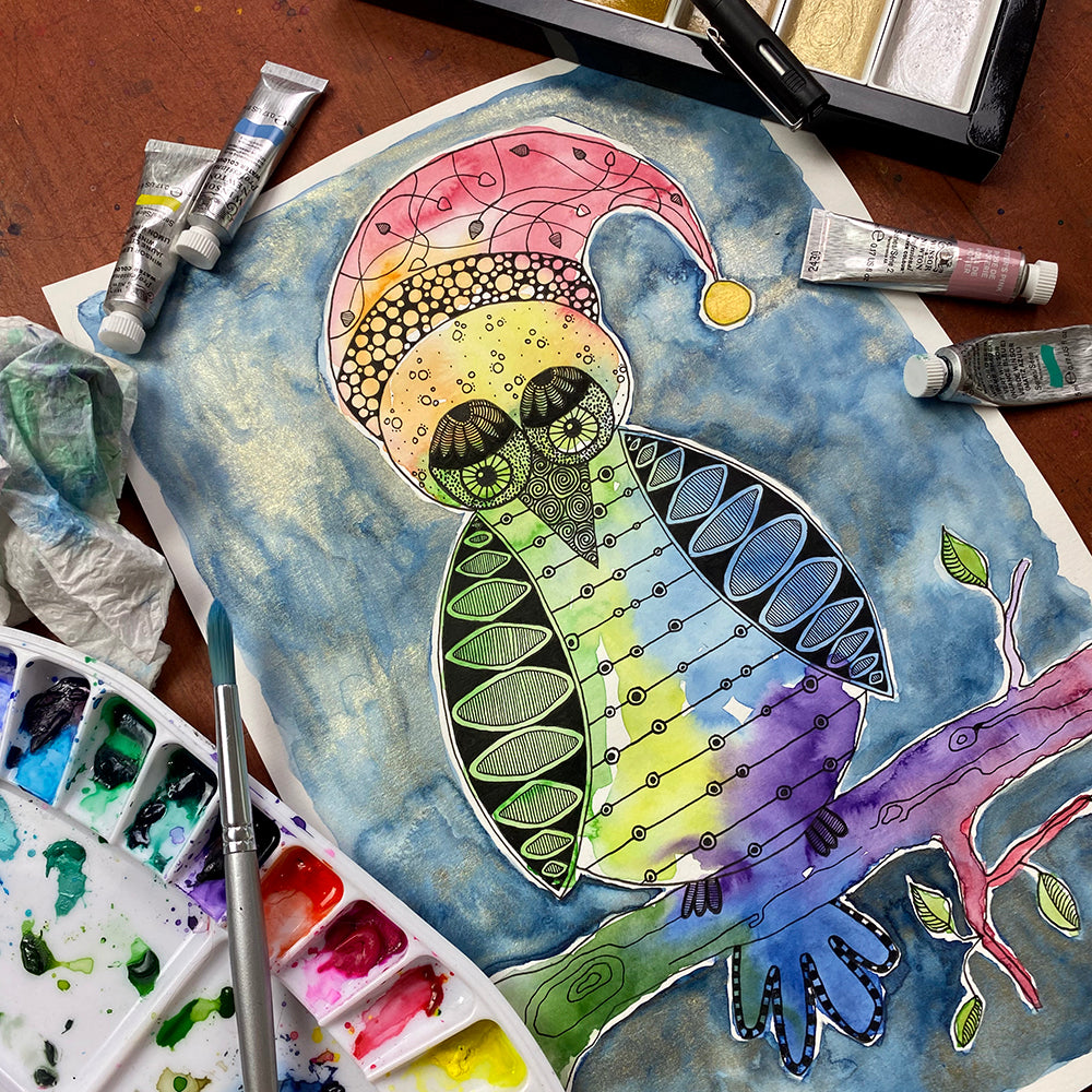 December | Wine & Untangle | Paint and Sip