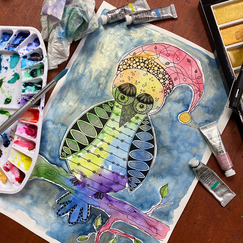 December | Wine & Untangle | Paint and Sip