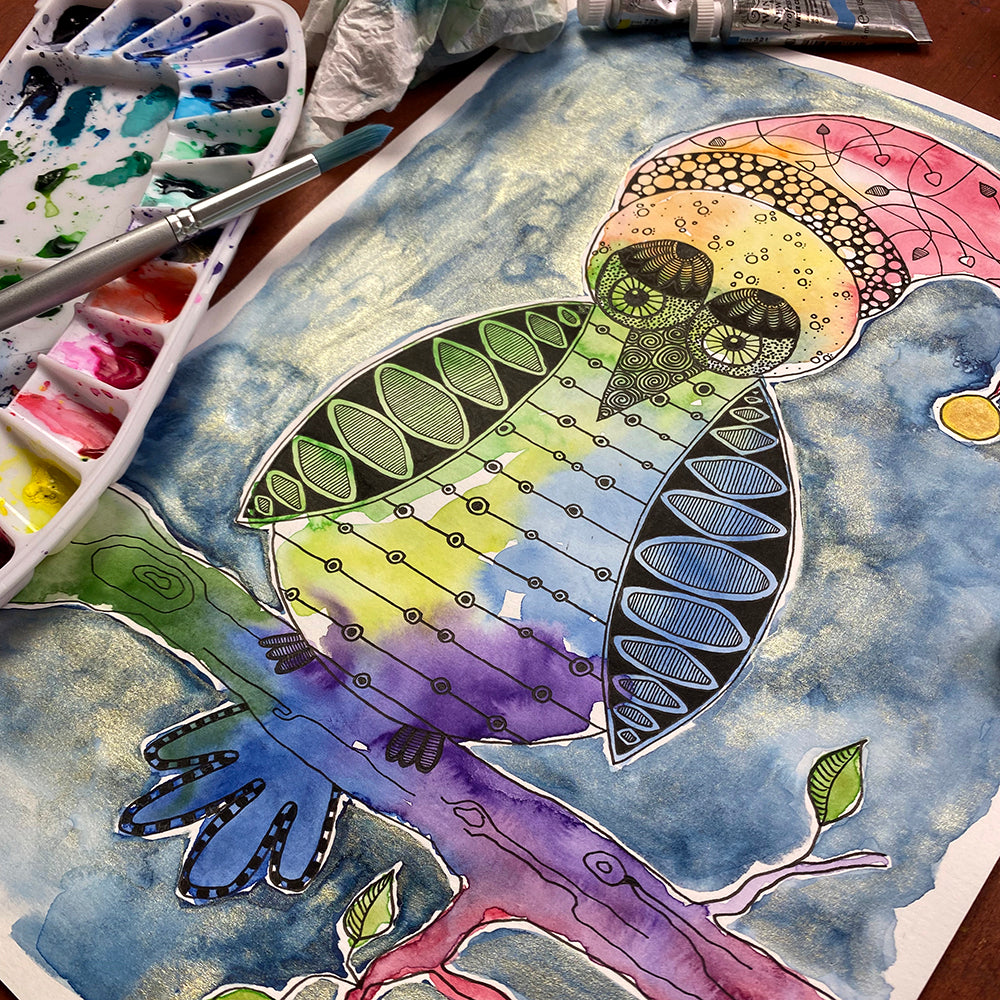 December | Wine & Untangle | Paint and Sip