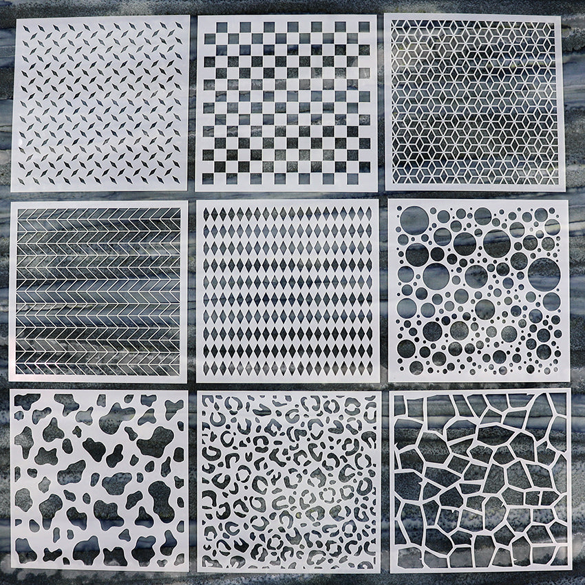 Art painting stencils 5"x5"