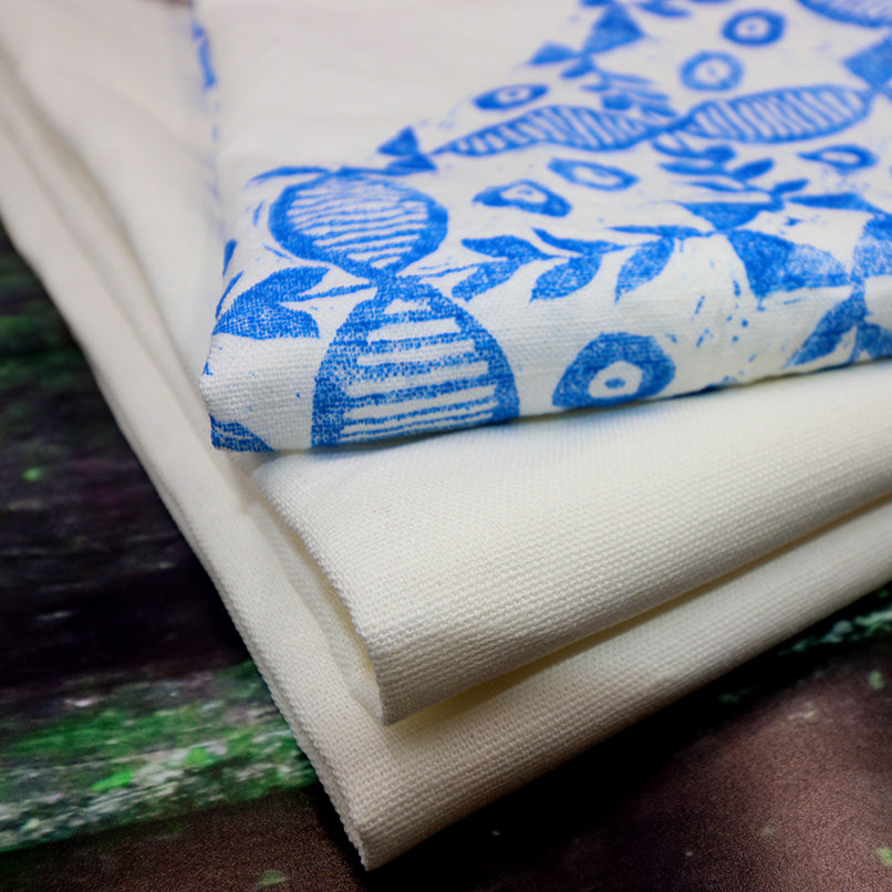 White tea towels for fabric painting