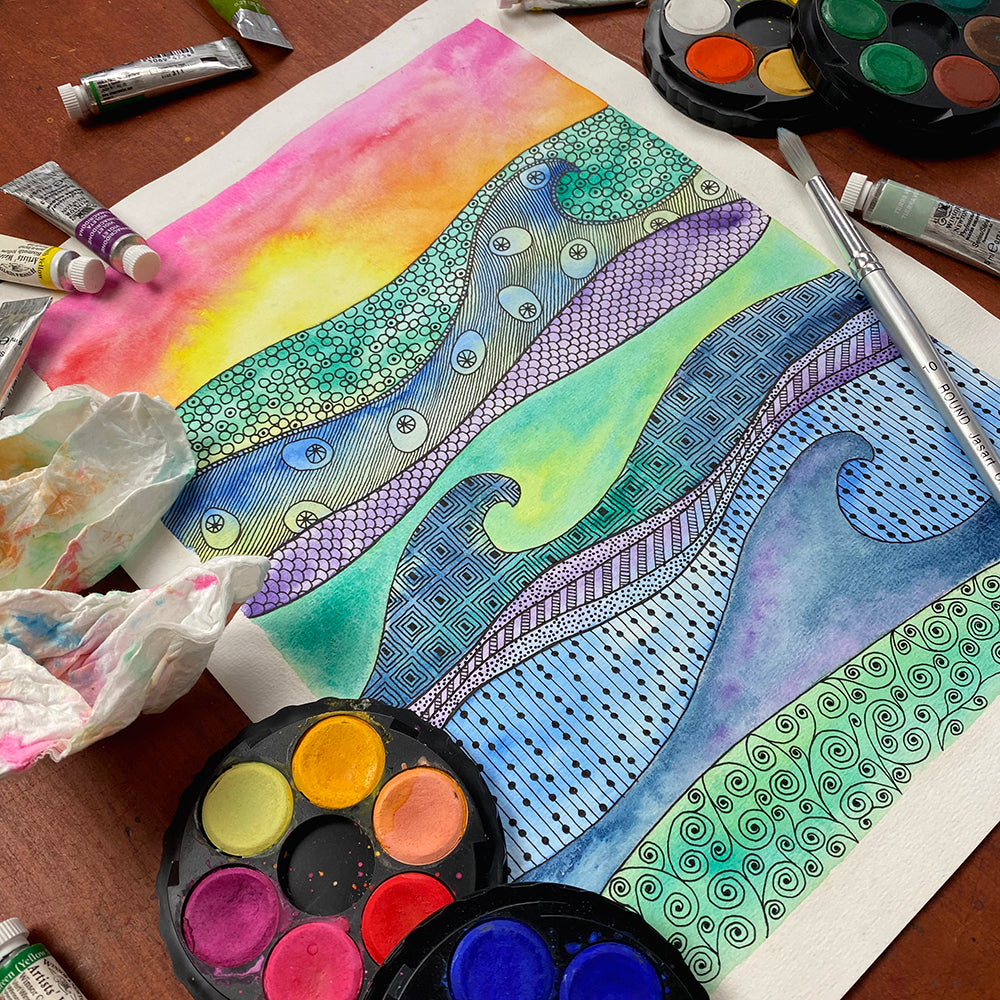 October | Wine & Untangle | Paint and Sip