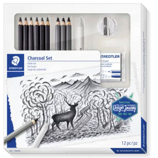 Staedtler Charcoal Pencil Set | 12 Piece Set
