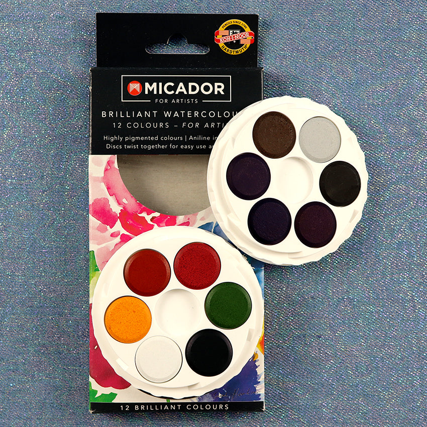 Watercolour disc sets in Australia online art supplies.