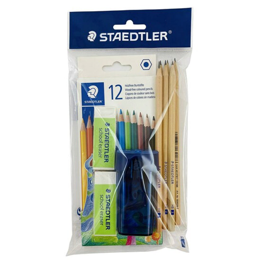 Staedtler School Packs | Coloured Pencils | Graphite Pencils | Pencil Sharpeners | Erasers