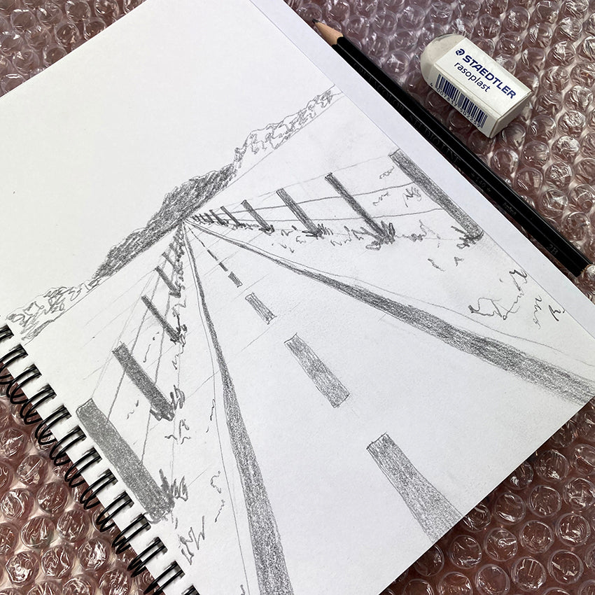 drawing of road leading to nowhere