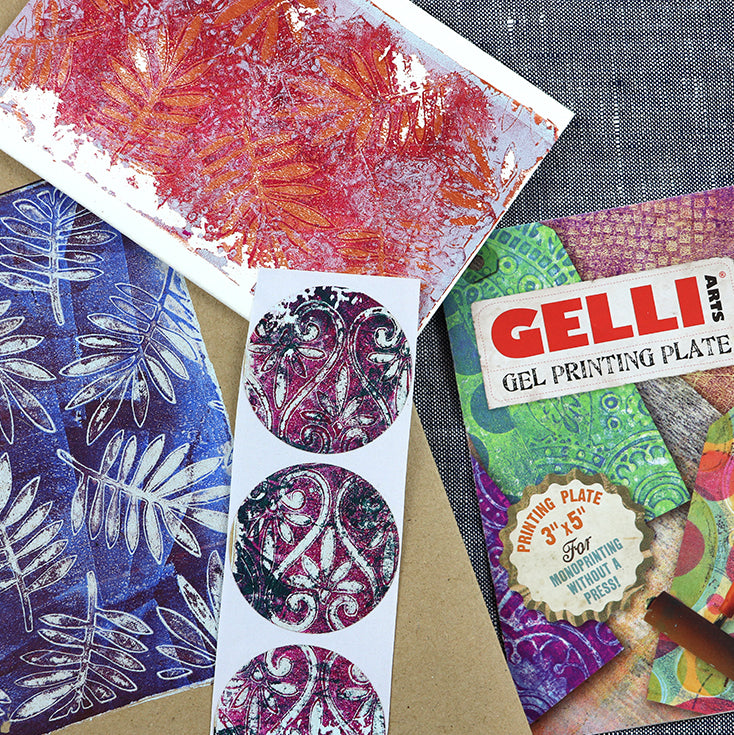 Printmaking galore with gelli prints