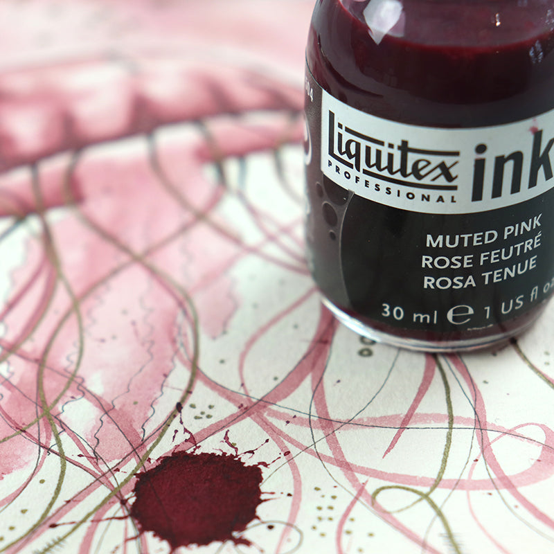 Liquitex Inks are perfect for drawing, mixed media and painting with.