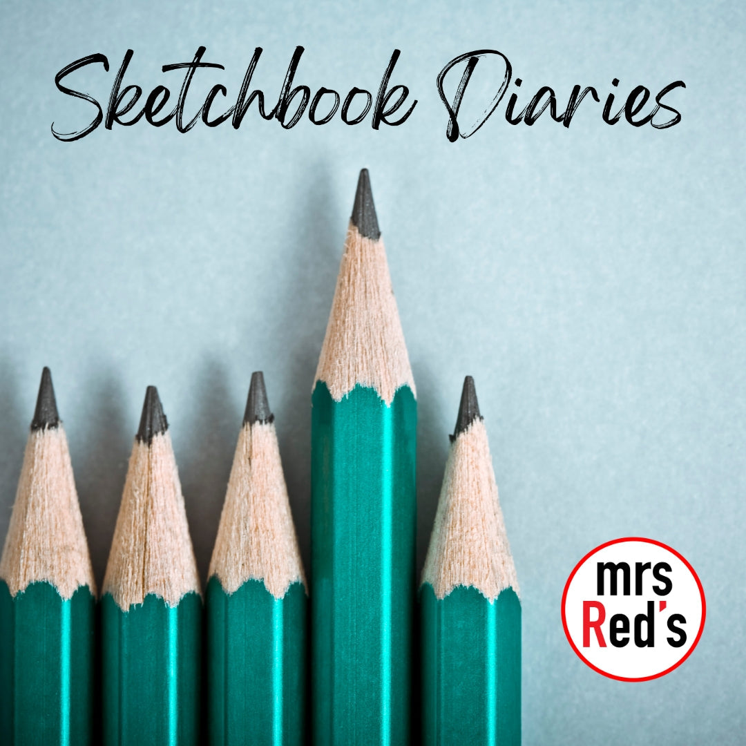 March Sketchbook Diaries | Visual Journal | Online Art Course | Portraits