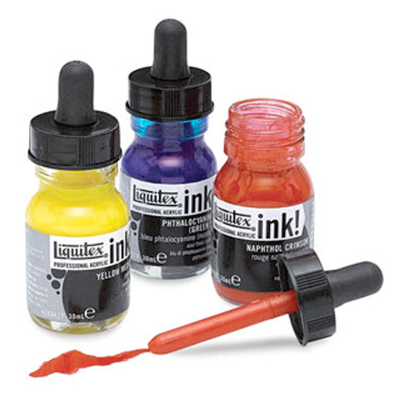 Liquitex Professional Ink! 30ml Set 3/Pkg-Iridescent - 887452002956
