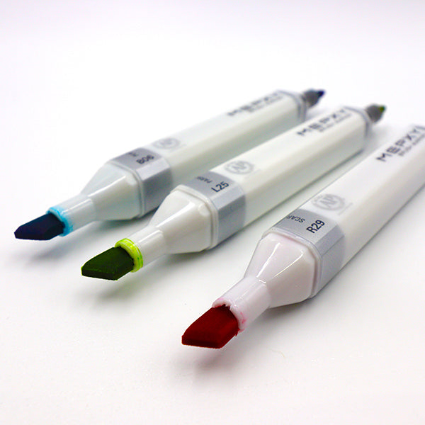MEPXY Brush Markers - Colourless, Grays, Blacks