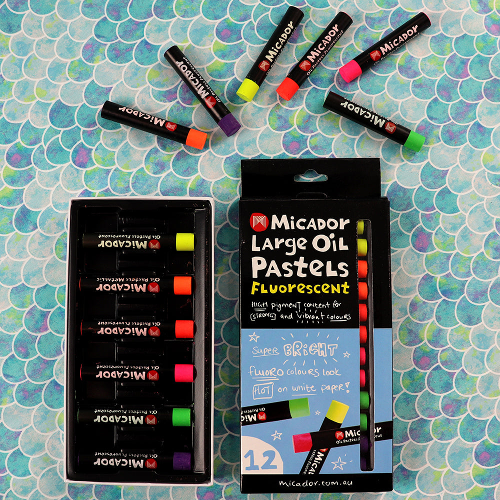 Micador Oil Pastel sets | Oil Crayons | Mrs Red's