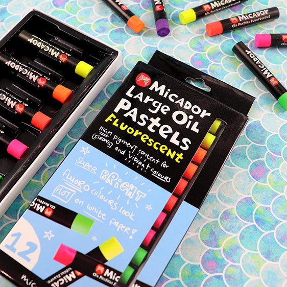 Micador Oil Pastel sets | Oil Crayons | Mrs Red's