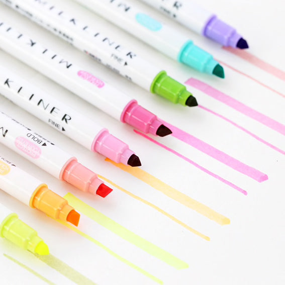 Colourful Milkliner Highlighting Pens – Mrs Red's art shop