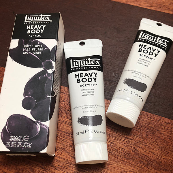 Liquitex Muted Collection, Heavy Body Acrylic - Muted Grey only