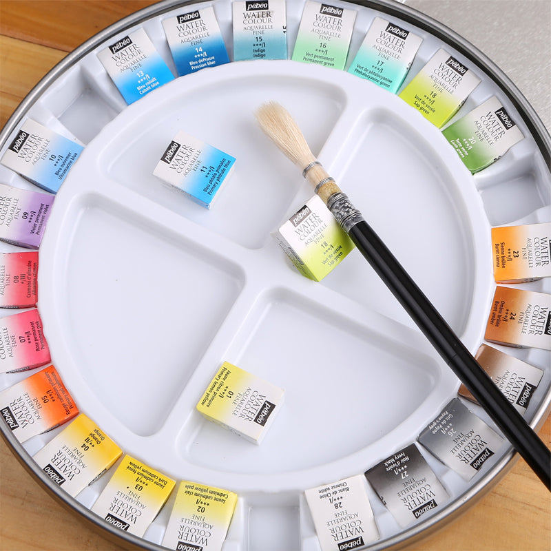 watercolour set in 12 or 24 colours