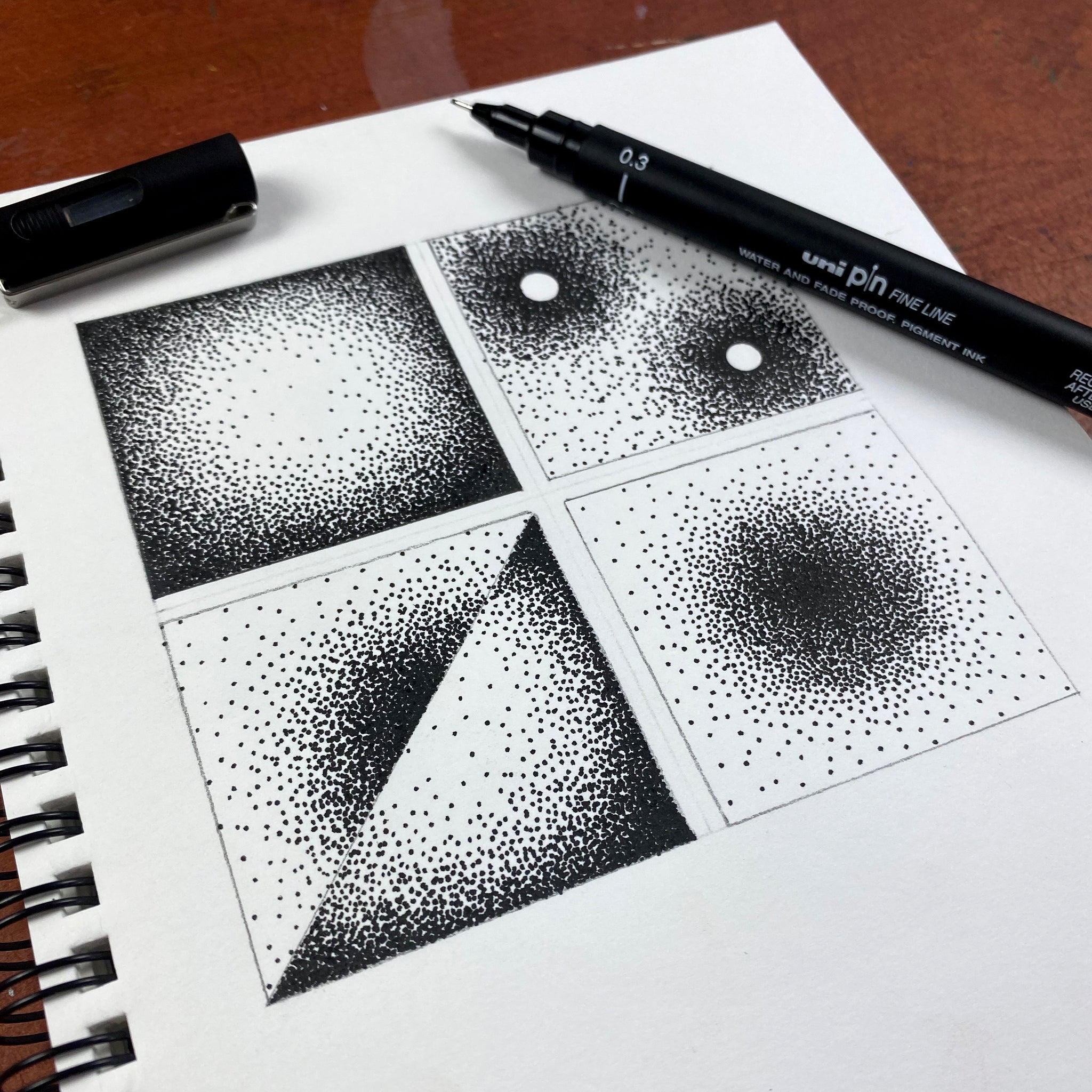 Basic Pointillism Drawing | Printable Art Lesson Plan | Downloadable ...