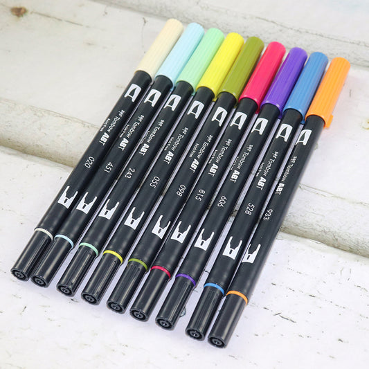 tombow brush markers